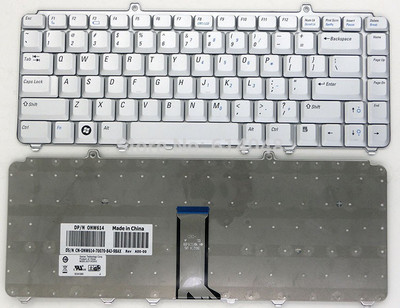 SellZone Laptop Keyboard Compatible For Dell Inspiron 1420 1520 1525 1526 1540 1545 Silver Internal Laptop Keyboard Black SellZone Keyboards