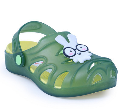 

N Five Boys & Girls Sling Back Clogs(Green