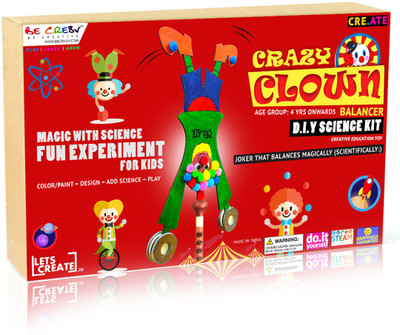 

Be Cre8v Crazy Clown Balancer - DIY Fun Science Kit(Multicolor)