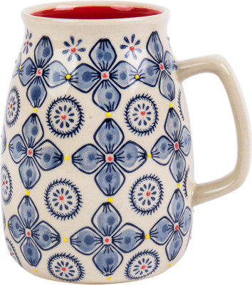 

Chumbak Flowers Ceramic Mug(200 ml), Multicolor