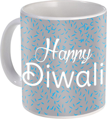 

SKY TRENDS Gift For Diwali Ceramic Coffee St-27 Ceramic Mug(350 ml), Multicolor