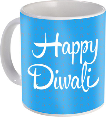 

SKY TRENDS Gift For Diwali Ceramic Coffee St-69 Ceramic Mug(350 ml), Multicolor