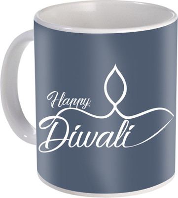 

SKY TRENDS Gift For Diwali Ceramic Coffee St-38 Ceramic Mug(350 ml), Multicolor