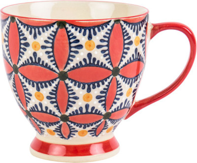 

Chumbak Abstract Flower Ceramic(Multicolor, Pack of 1)