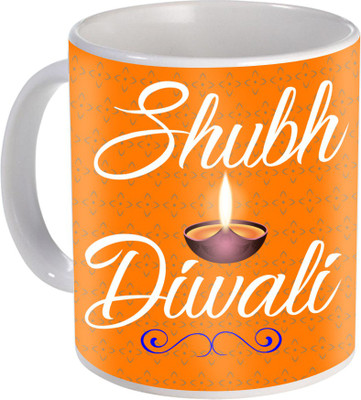 

SKY TRENDS Gift For Diwali Ceramic Coffee St-11 Ceramic Mug(350 ml), Multicolor