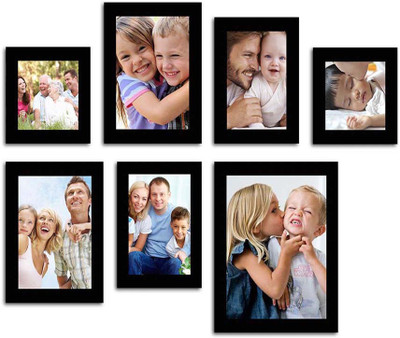 

Make Home Happy MDF Photo Frame(Black, 7 Photos)
