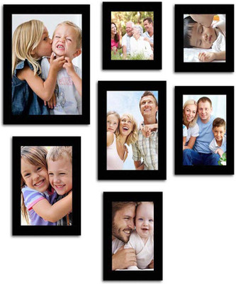 

Make Home Happy MDF Photo Frame(Black, 7 Photos)