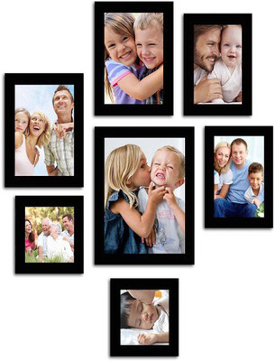 

Make Home Happy MDF Photo Frame(Black, 7 Photos)