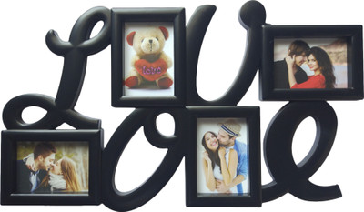 

ME Decor Generic Photo Frame(Black, 4 Photos)