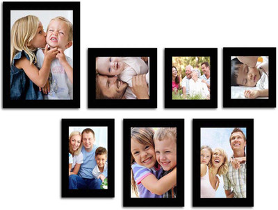 

Make Home Happy MDF Photo Frame(Black, 7 Photos)