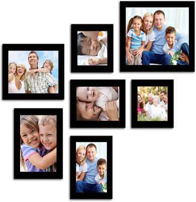 

Make Home Happy MDF Photo Frame(Black, 7 Photos)