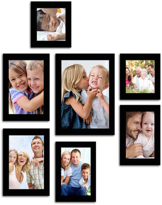 

Make Home Happy MDF Photo Frame(Black, 7 Photos)