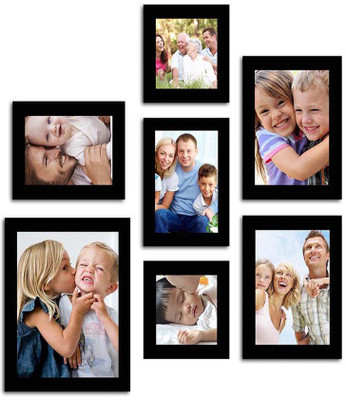 

Make Home Happy MDF Photo Frame(Black, 7 Photos)