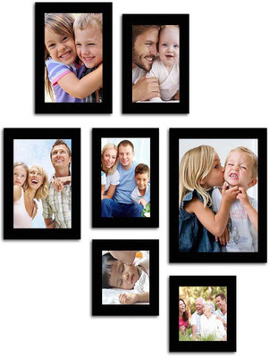 

Make Home Happy MDF Photo Frame(Black, 7 Photos)