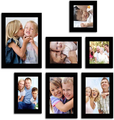 

Make Home Happy MDF Photo Frame(Black, 7 Photos)