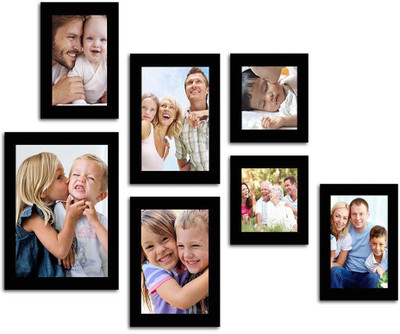 

Make Home Happy MDF Photo Frame(Black, 7 Photos)