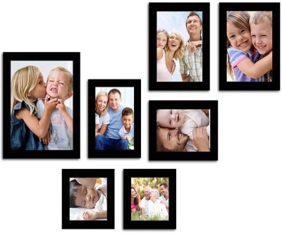 

Make Home Happy MDF Photo Frame(Black, 7 Photos)