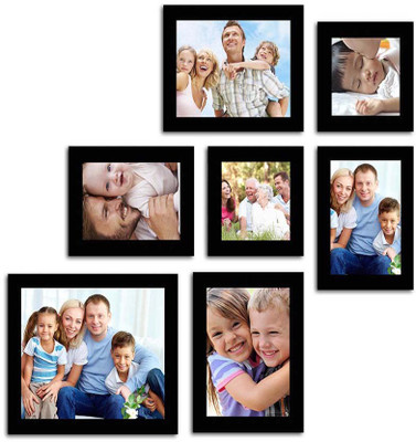 

Make Home Happy MDF Photo Frame(Black, 7 Photos)