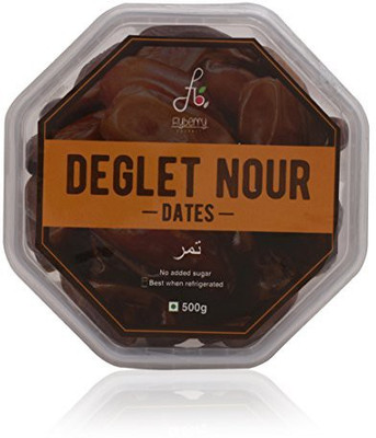 

Flyberry Gourmet Deglet Nour Dates 500 g Dates(500 g, Plastic Bottle)
