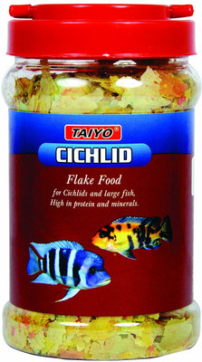 

taiyo Cichlid Flakes Fish Food Shrimp 100 g Dry Fish Food