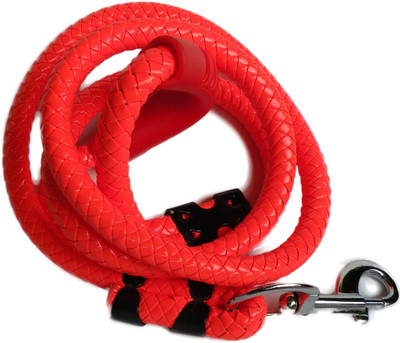 

Mera Puppy Fancy PU Leather Dog Leash 52 cm Dog Cord Leash(Orange)