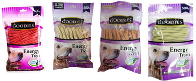 

pawsitively Pet Care Goodies Calcium,Lamb, Liver,Chlorophyll Veg 500 GM (All In One) Best Premium Dog Treat Liver, Lamb, Vegetable, Milk Dog Treat(2 kg, Pack of 4)