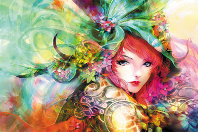 

Beautiful-girl-painting 8 Poster Paper Print(18 inch X 12 inch, Rolled)