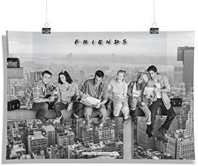 

Official " Friends Tv Series " Family Wall Decor - Home & Office Poster Print Art [ Frame Not Included ] , licensed by Warner Bros Photographic Paper(18 inch X 12 inch, Rolled)