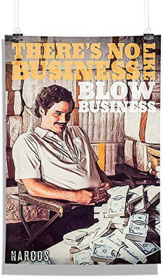 

Narcos - Wall Decor - Home & Office Poster Print Art [ Frame Not Included ] Photographic Paper(18 inch X 12 inch, Rolled)