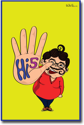

HI 5 POSTER Paper Print(18 inch X 12 inch)