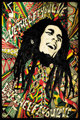 

bob-marley-poster11 Poster Paper Print(18 inch X 12 inch, Rolled)
