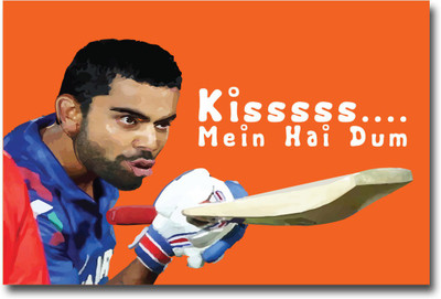 

VIRAT KOHLI POSTER Paper Print(18 inch X 12 inch)