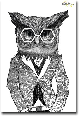 

OWL POSTER Paper Print(18 inch X 12 inch)