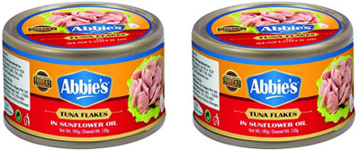 

Abbie's Tuna Flakes In Sunflower Oil (Pack of 2) 185 g(Pack of 2)