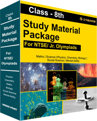 Class 8th Study Material Package For NTSE/ Jr. Olympiads By Career Point Kota(Paperback, Career Point kota)