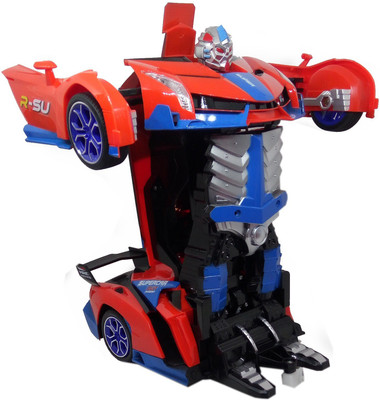 

VShine Remote Control Transformer Sports Car - One Touch Deform Autobot - Racing Car(Red)