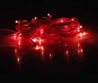 Ascension 55 LEDs 10 m Red Steady String Rice Lights(Pack of 4)