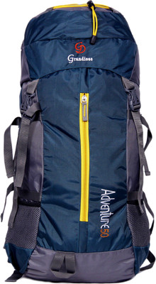 

GRANDIOSE 50L Teal Blue Hiking Backpacks and Rucksack bags (GTB65001TB) Rucksack - 50 L(Multicolor)