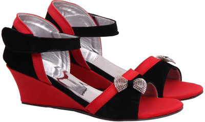 Fashbeat Women Red Wedges