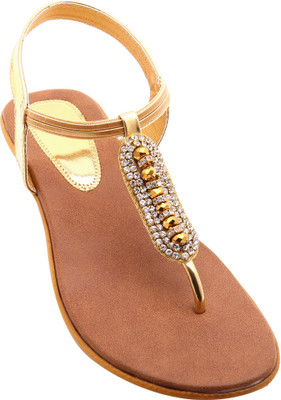 

Royal Collection Women Golden Flats