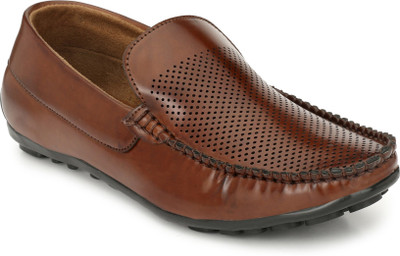 

Fentacia Perforated Loafers For Men(Brown