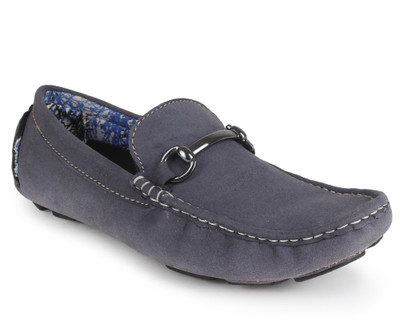 

CORE' ESPANA 14296-Grey-Orange Loafers For Men(Grey