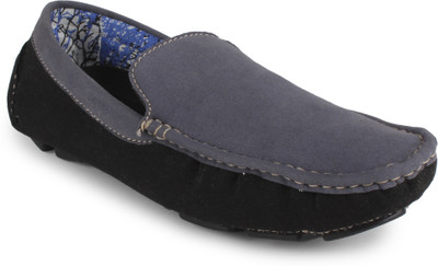 

CORE' ESPANA 14296-Black-Grey Loafers For Men(Black, Grey