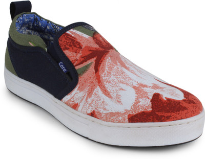 

CORE' ESPANA 16192-Floral10 Slip On Sneakers For Men(Multicolor, Multi