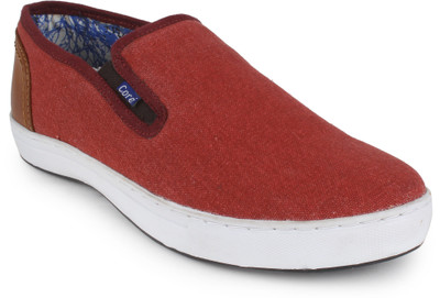 

CORE' ESPANA 16201-Red Slip On Sneakers For Men(Red