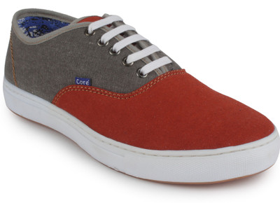 

CORE' ESPANA 16189-Orange-Grey Sneakers For Men(Orange