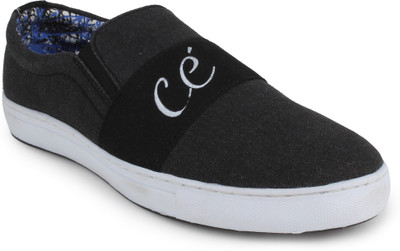 

CORE' ESPANA 16199-Black Slip On Sneakers For Men(Black