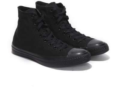 

Converse Mid Ankle Sneakers For Men(Black, Mono black