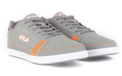 

Fila RABBIE PU SNEAKER For Men(Grey, Gry/org