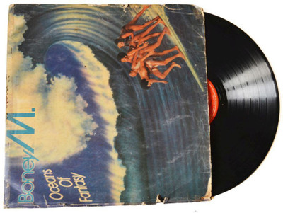 

Artlivo VINTAGE Gramophone Record - Boney M. Oceans of Fantasy (With Cover) Decorative Showpiece - 1 cm(Plastic, Multicolor)